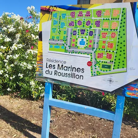 Marines Du Roussillon 78 -villa 4 Pers En Avec Piscine Et A 150 M De La